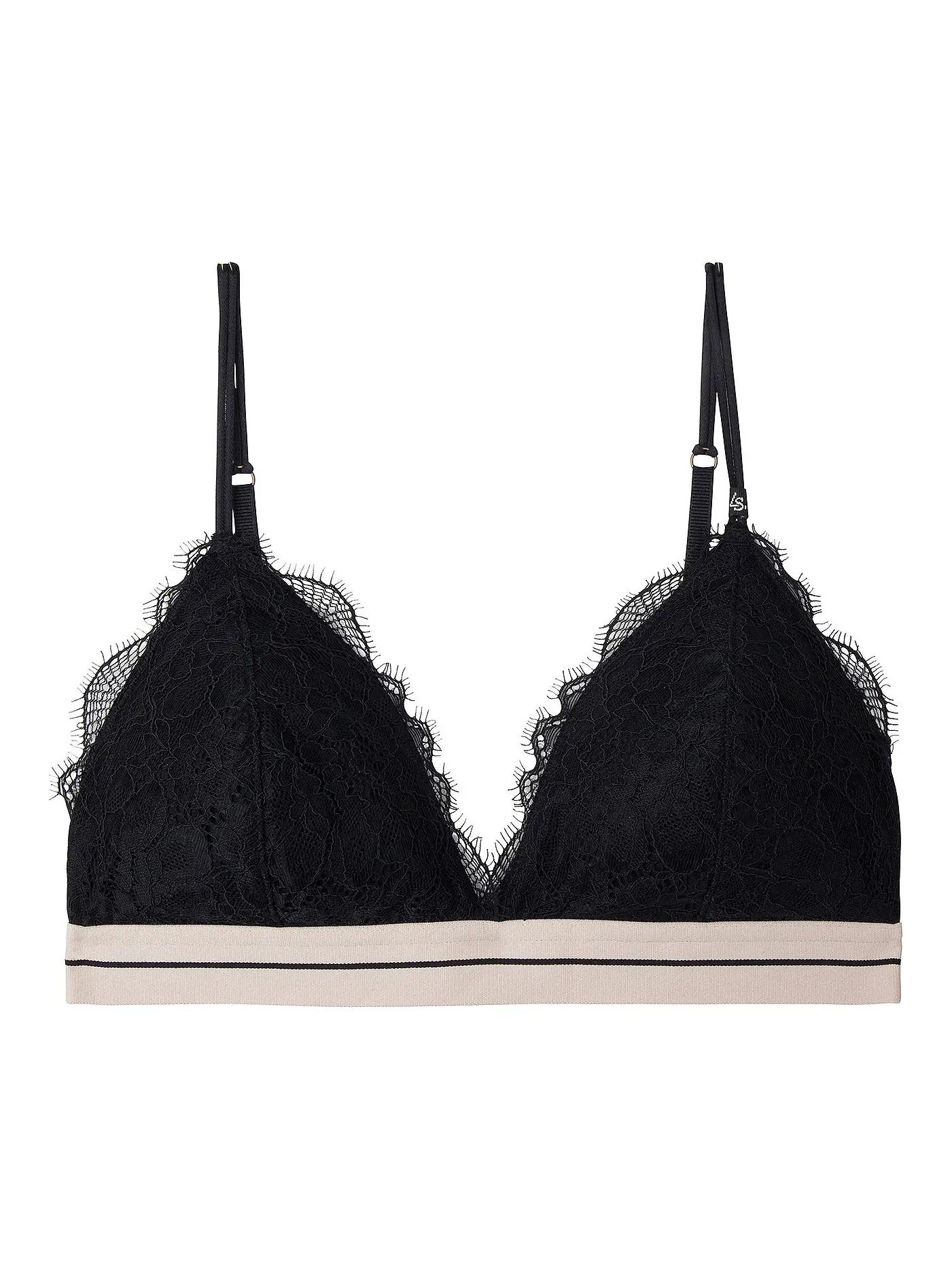 LOVE STORIES | Triangel BH "Darling Lace" (Sand) | schwarz